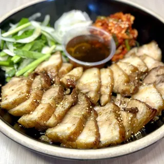 Pocha Bo Ssam (Soy Glazed) /