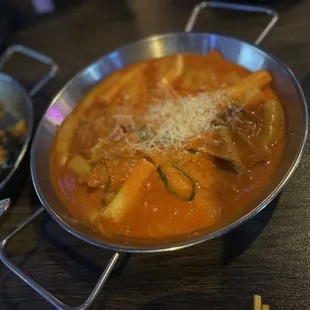 Pocha Rose Tteokbokki