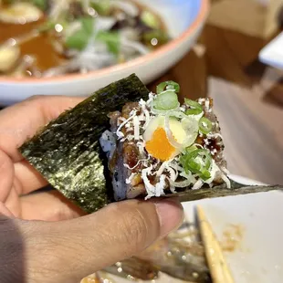 Beef Tartare Sushi