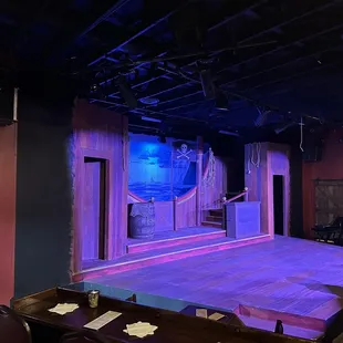 Stage of "Captain Blood!"