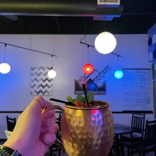 Raspberry Mint Mule