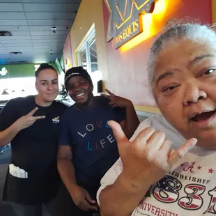 Our server Monica she was friendly and  answered all my questions