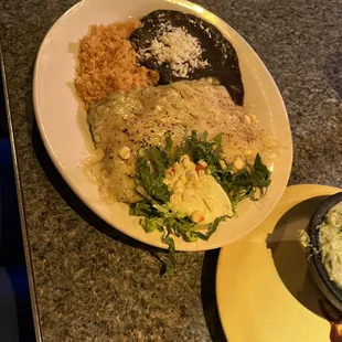 Carne asada enchiladas