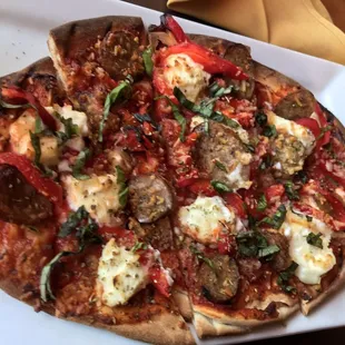 Italian Sausage and Ricotta regular pizza