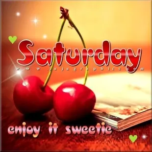Happy Saturday.