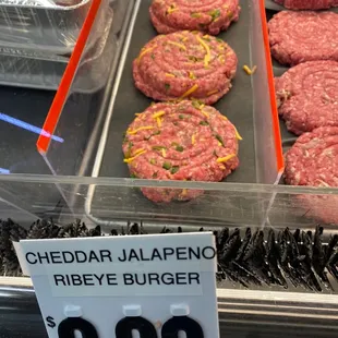 Rib eye burgers! The best!