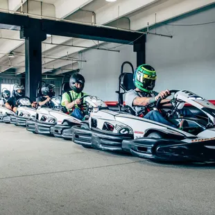 Getting ready to race!