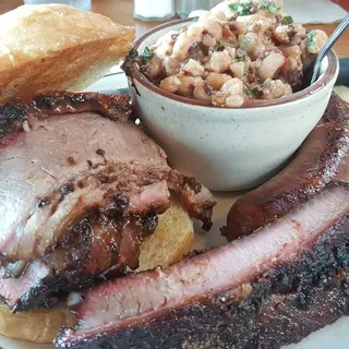 Sliced Brisket Sandwich
