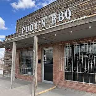 the outside of the building