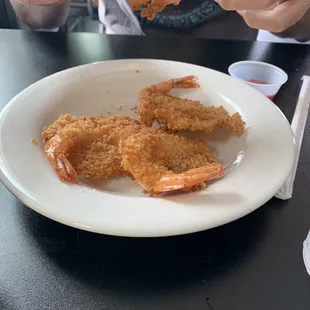 Large shrimp appetizer