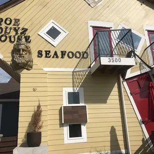 outside, sushi and sashimi