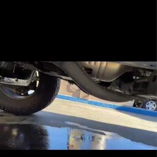 All the gasoline that end up in the floor from that injector that did not do right .