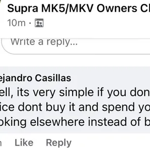 Classy sales manager. Very toxic and unprofessional