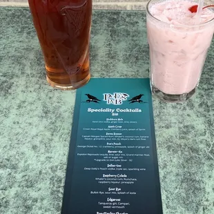 The pink one is Raspberry Colada.