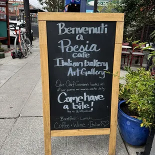 Welcome board