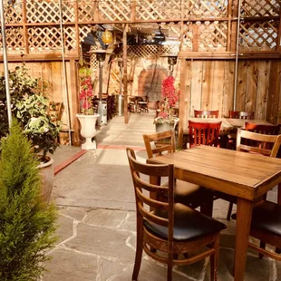 sushi and sashimi, outside