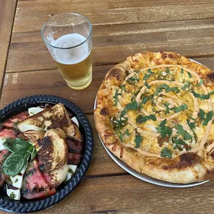 Caprese Salad + Don Pancho Pizza