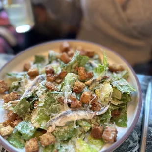 Ceaser with anchovies