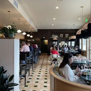 dining area inside and bar