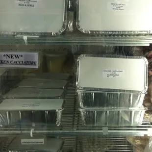 Prepared foods for heating up