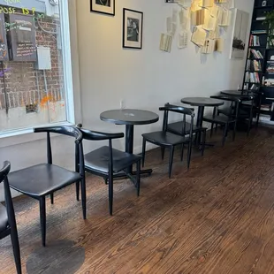 Several seating options