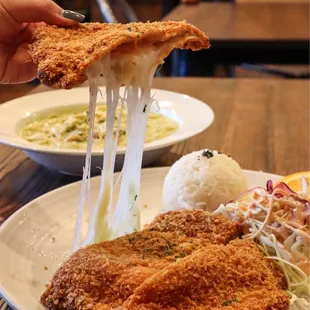 Cheese Donkatsu @tiffhuangry