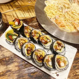 Spicy Squid Kimbap