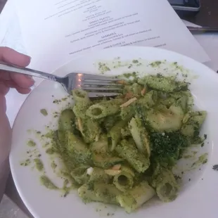 Gluten free Pesto Pasta! To die for!!!