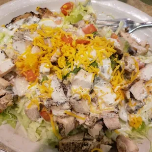 Chicken fajita salad
