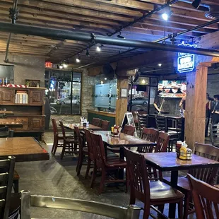 Lowery the lighting and increase your business. A Friday night deserves great low lighting. Awesome place-needs lower light.