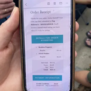 Order we were charged for but no food.