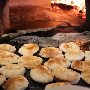 Pogacha bread - affectionately known as &apos;pogies&quot; ...freshly baked twice daily