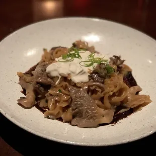 Roasted Mushroom Stroganoff