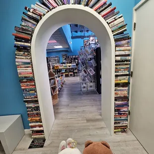 Awesome book arch!