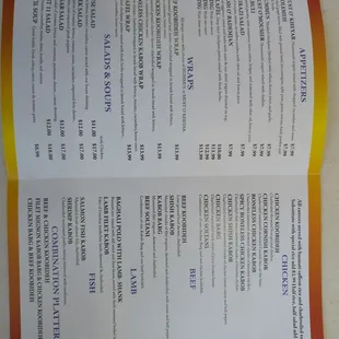 Main menu