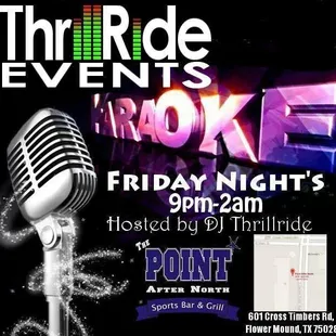 a microphone with the words friday night's friday night's