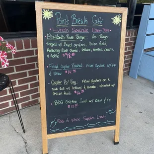 menu, chicken wings and fried chicken