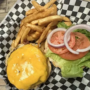 Cheeseburger  with Fried Egg