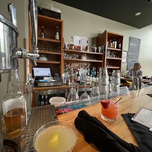 interior, sushi and sashimi