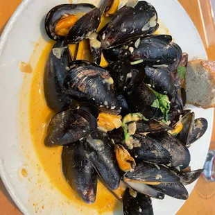 Curry mussels