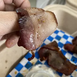 Fatty undercooked food