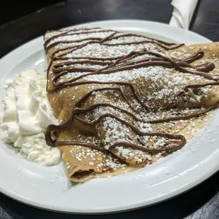 Nutella strawberry banana