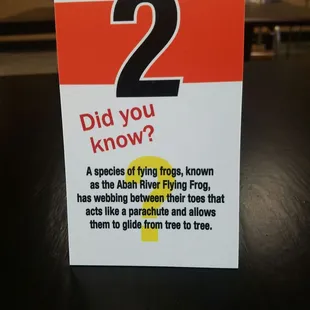 Number for the order