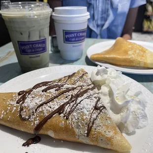 Chocolate, bananas and strawberries