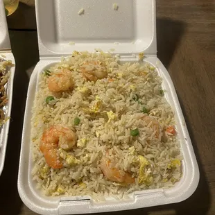 Shrimp fried rice