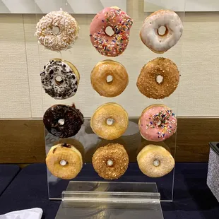 Donut wall catered in for our meeting.