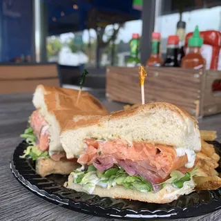 Smoked Salmon Sandwich