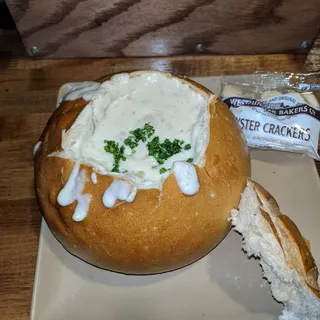 Clam Chowder Bread Bowl