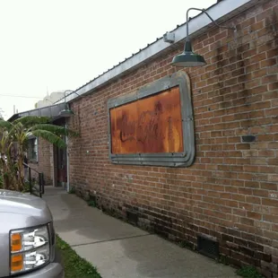 The side entrance everyone uses