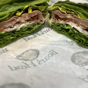 Again a lettuce wrap